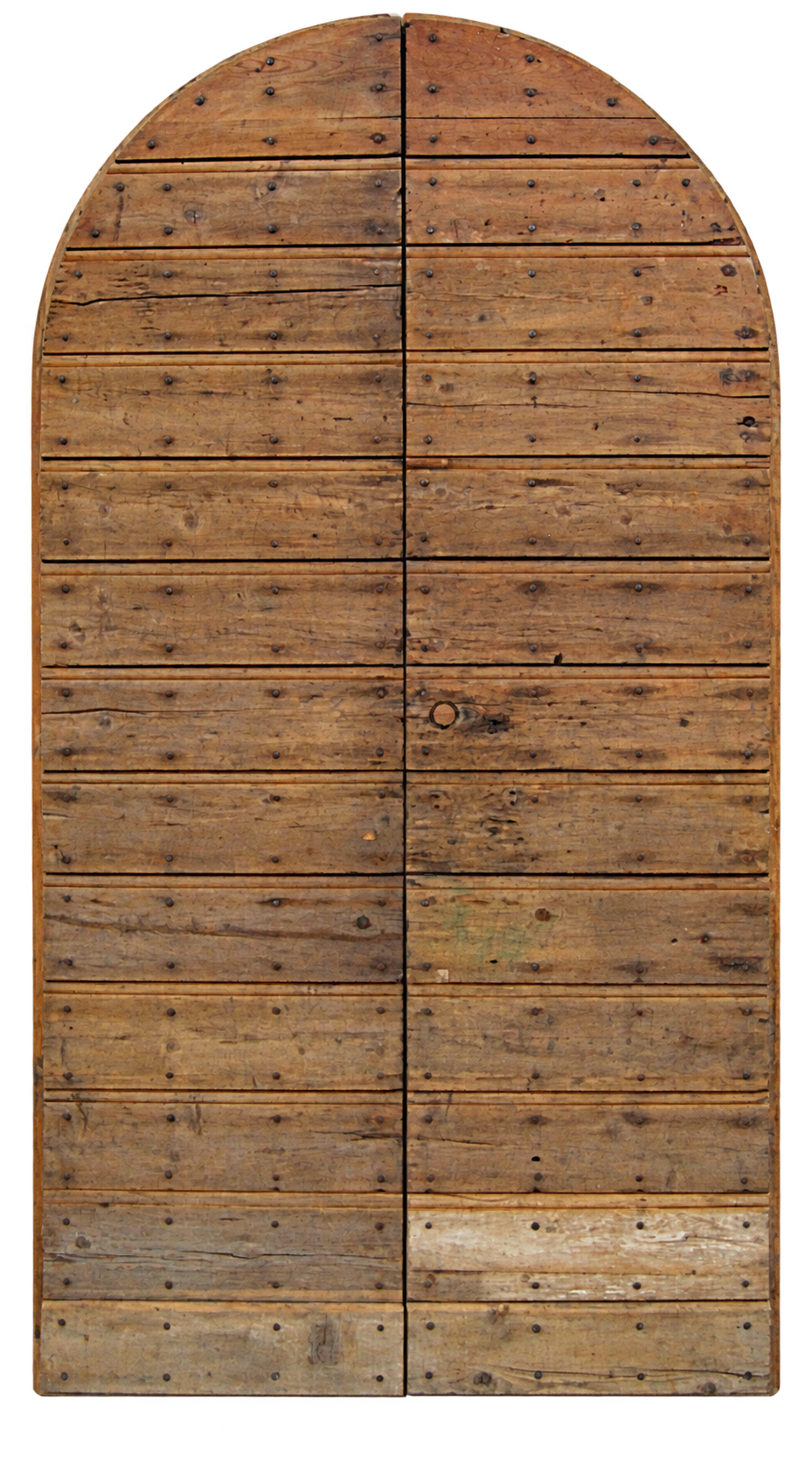 Porta antica in legno ad arco
